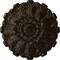 Ekena Millwork Durham Ceiling Medallion (Fits Canopies up to 4 1/4"), Hand-Painted Bronze, 31"OD x 1 1/2"P CM31DUBZS - alternate 1